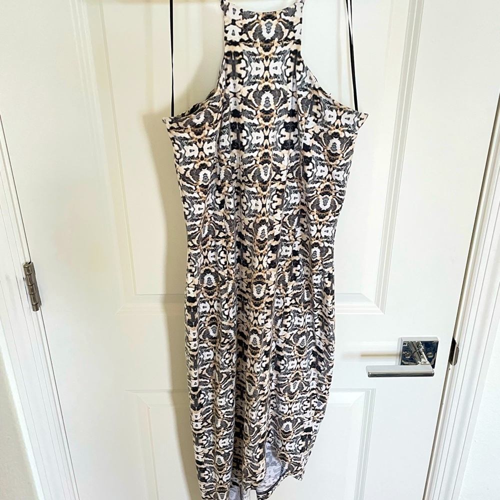 Printed Halter Neck Dress - Picture 2 of 2